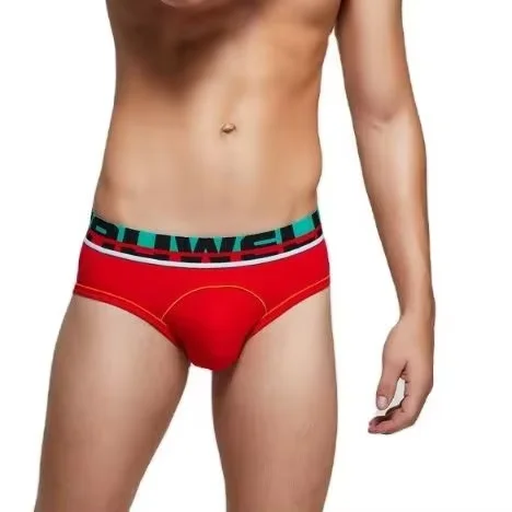 Cotton Bulge Briefs for Men Sexy U Convex Pouch Underwear Sports Trunks  Breathable Comfort Sweat Absorb Underpants Daily Wear