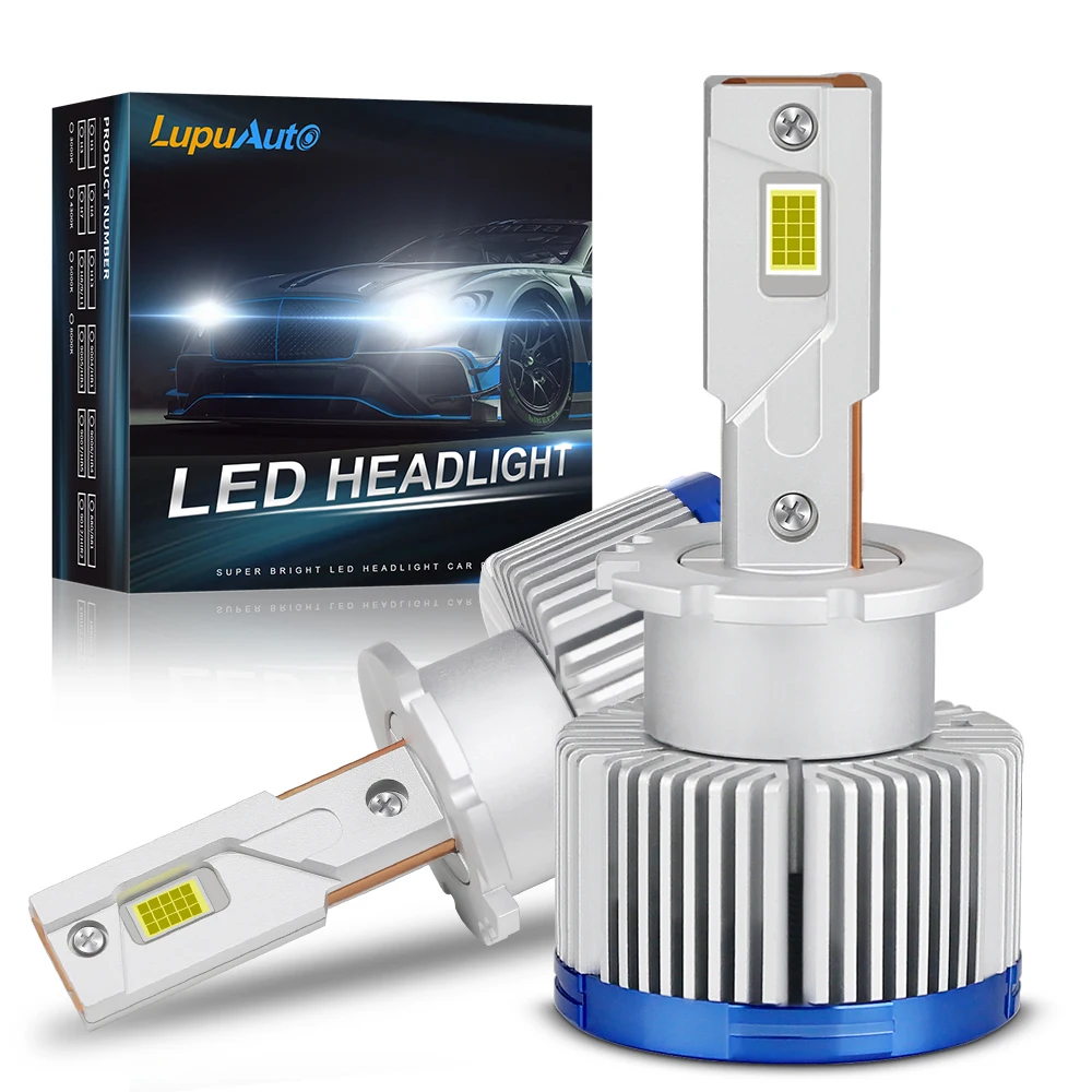 

2pcs LED Bulbs D2S D3S LED Headlight Canbus 180W 60000LM D4S D2S Turbo LED Auto Bulbs 6500K White Plug&Play