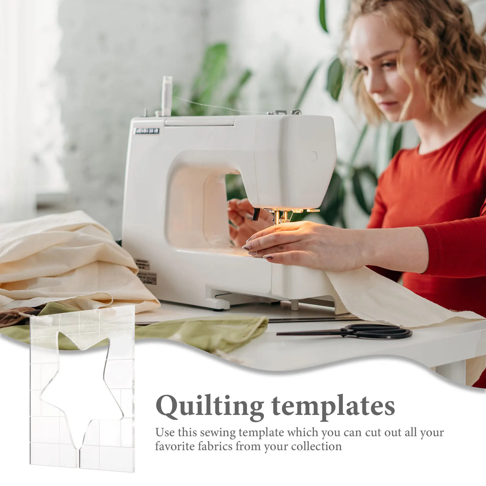 

Star Quilting Template Acrylic Diy Patchwork Stencil For Sewing Crafts Fabric Cutting Tool Quilting Supplies Sewing Templates