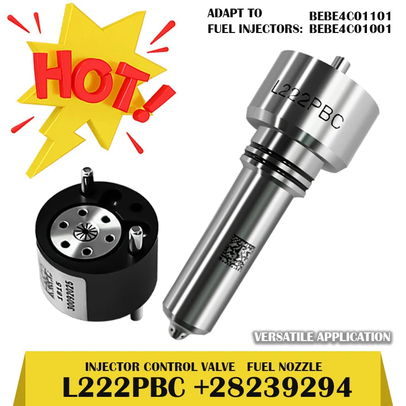 L222PBC 28239294 Control Valve L222PBC Nozzle is Suitable For Delphi Control Valve Diesel Injector Nozzle  F