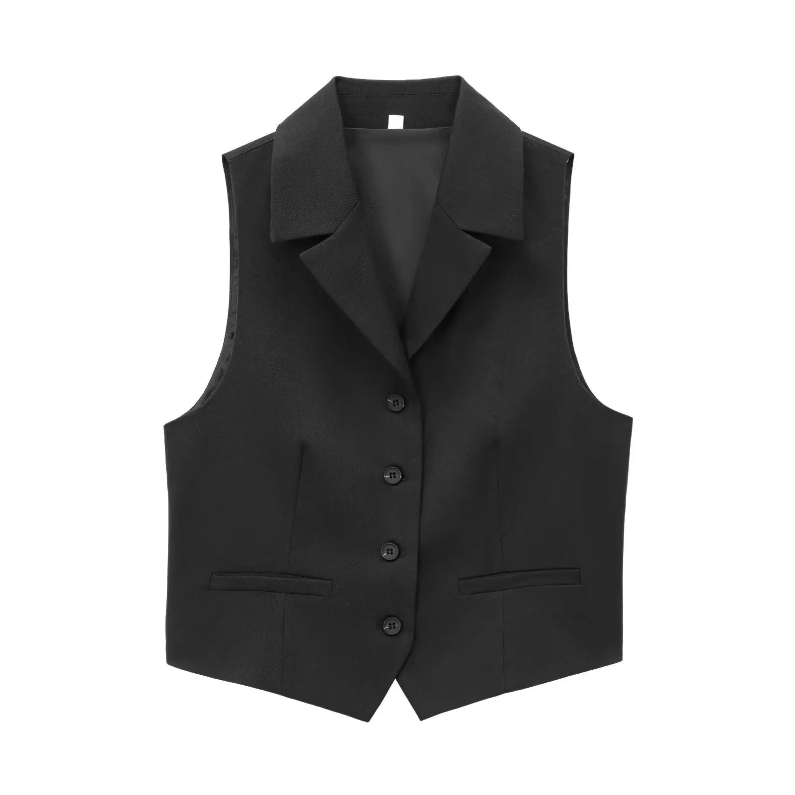 

Универсальный маленький жилет для женщин, европейская и американская мода, свободная стеганая куртка с воротником-стойкой, популярный стиль от