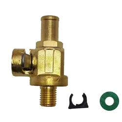 F109 Oil Pan Drain Valve Metal m12-1.5 Thread Quick Engine Oil Drain Switch with Straight Hose End for Cars Light Trucks Vans