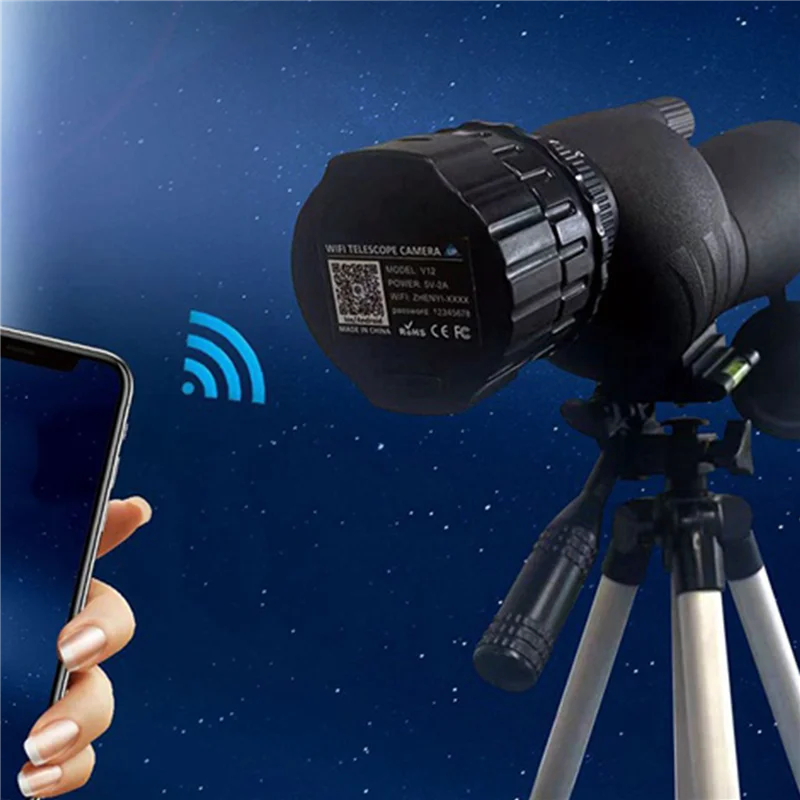 

ABDJ-3X 2K 4 миллиона электронных окуляров высокой четкости Wi-Fi, телескопов, наблюдений за птицами и другие калибры общего назначения