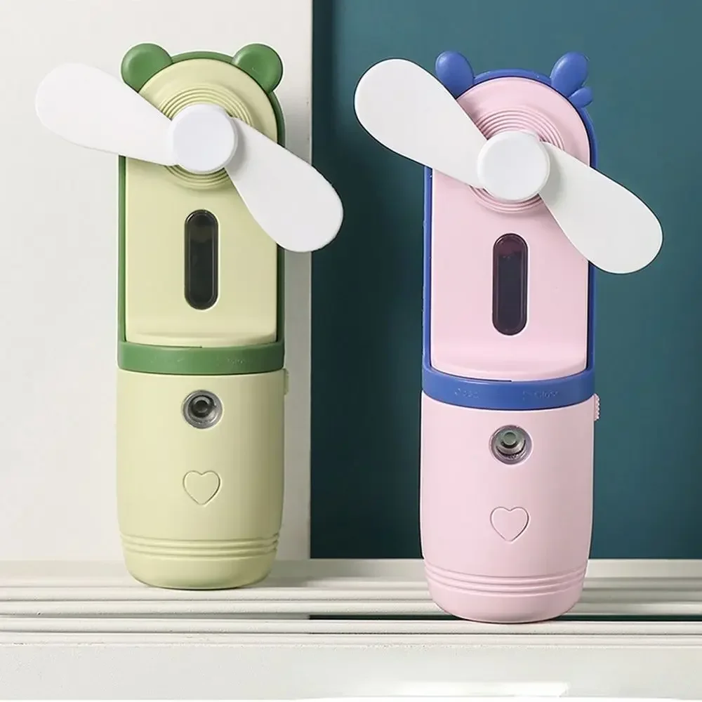 Portable Carry-on Office Desktop Handheld Water Replenishment Instrument Spray Small Fan Dormitory Mini Usb Charging Fan