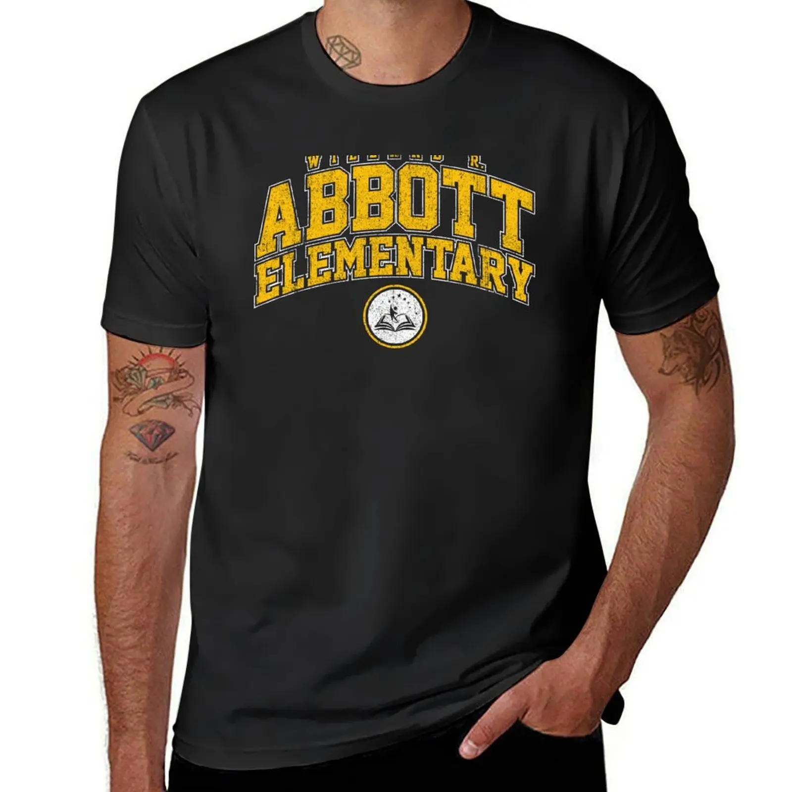 Abbott Elementary T-Shirt hippie clothes sports fans vintage black t-shirts for men