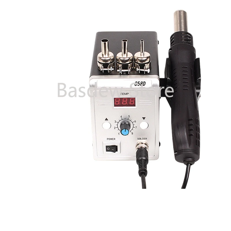 

8586 Adjustable Constant Temperature 858D Heat Gun Desoldering Station Mobile Phone Repair Tools Electric Soldering Iron