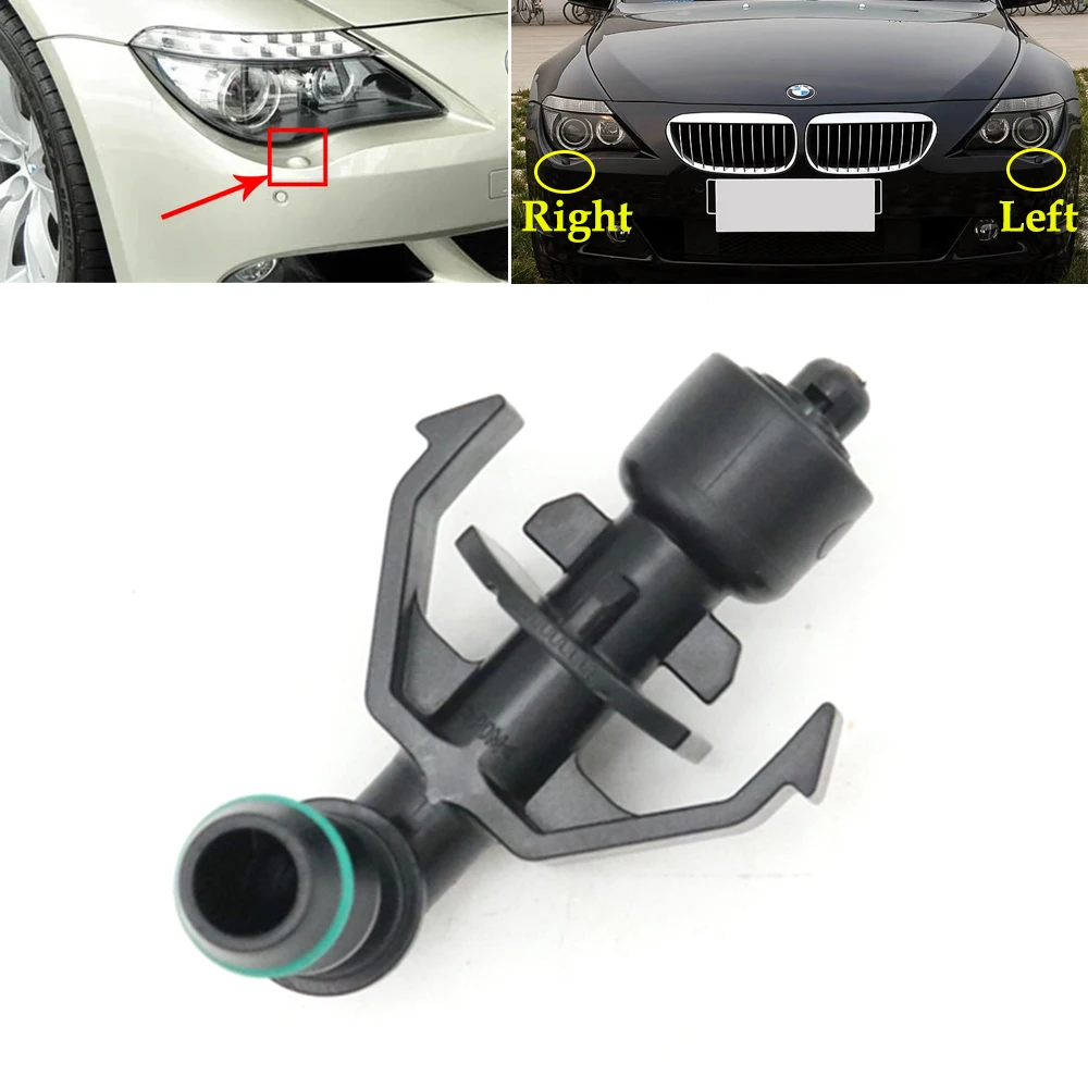 

61677059223 Headlamp Headlight Washer Pump Water Sprayer Jet For BMW 6 Series E63 E63N E64 E64N 630i 645Ci 650i M6 650i 635d