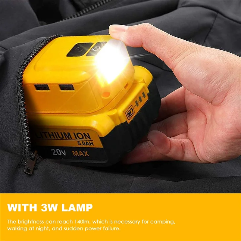 AD23-DCB090 배터리 어댑터 DCB090 DC 포트가 있는 18V 20V 최대 리튬 배터리용 전원 충전기 변환기