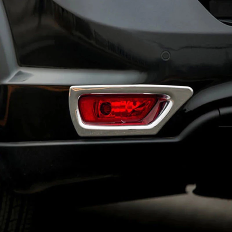 Car Chrome Rear Fog Light Cover Trim For Dodge Journey Fiat Freemont 2011 - 2018