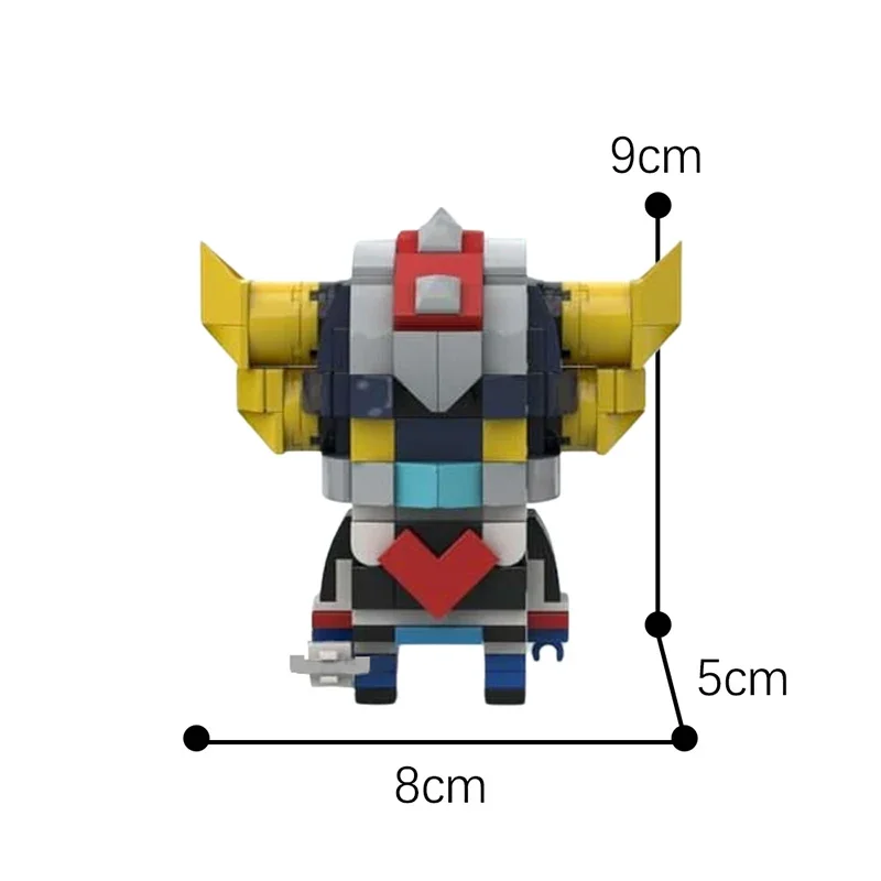 Moc Anime Figures Goldoraked Mazingered UFO Robot Building Blocks Space Technical Mecha Robots Cartoon Model Bricks Toys Gifts