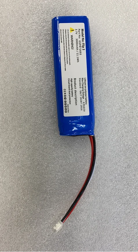 New Battery 3000mAh GSP872693 for JBL Flip 3 battery Flip 3 bluetooth Speaker Batteries +Tools