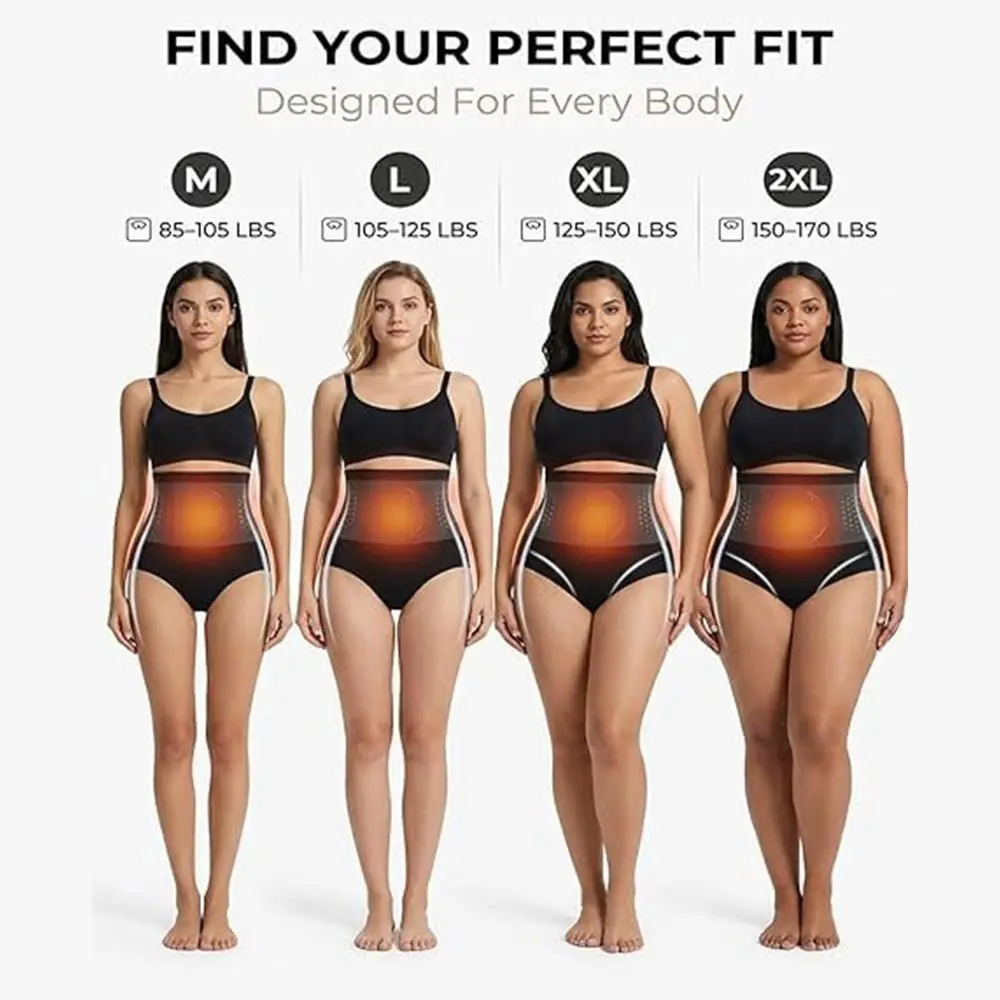 High Waisted Sculpting Shorts Abdominal Contraction Seamless Sculpting Fat-Burn Shorts Compression Underwear image 4