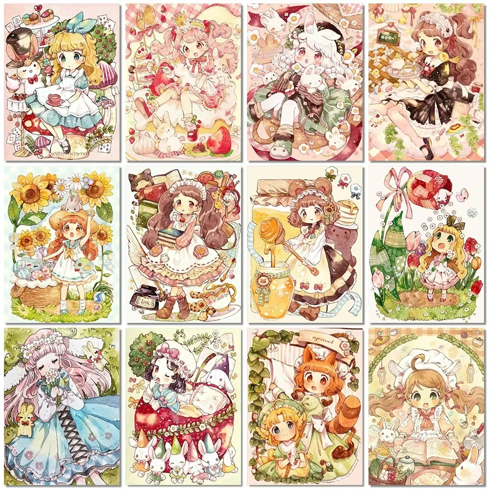 Wallpaper Art And Craft - Lukisan Berlian 5D Kerajinan Gadis Cantik