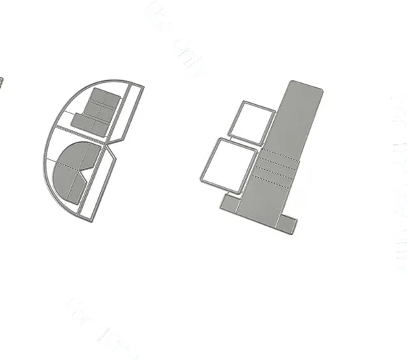 

Christmas Gift card holder Tag Door Frame Arch Flip slider Metal Cutting Dies knife mold Scrapbook Paper Craft dies scrapbooking