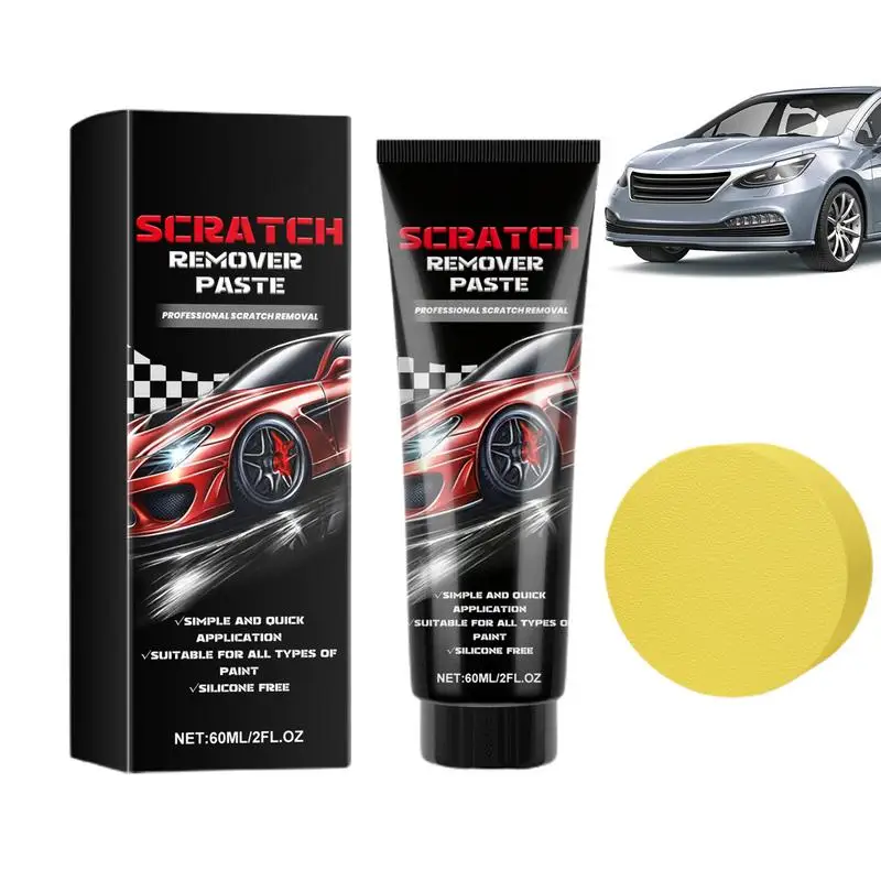 

Car Wax Scratch Remover 60ml Easily Repair Paint Scratches Cream Professional Car Paint Deep Scratch Repair Agent Easily Repair