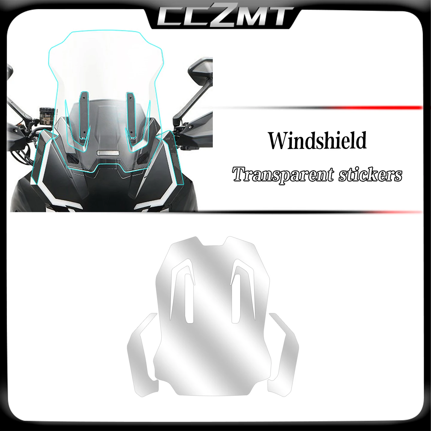 For ZONTES 703F 2026 Motorcycle Transparent Invisible Car Cover Film Fuel Tank Anti Scratch Sticker Modification Accessories