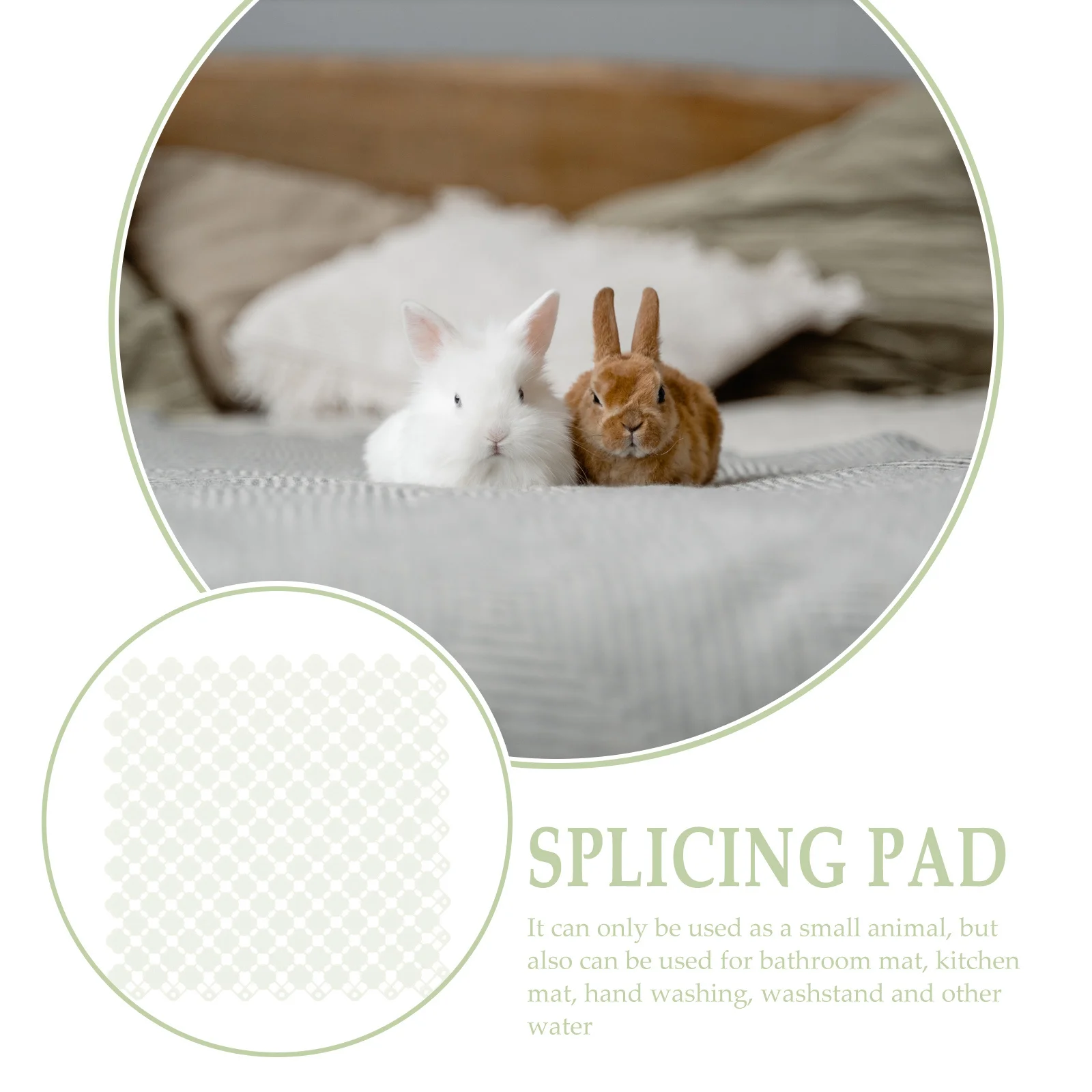 

4Pcs Pet Mat Set Non-Slip Thick Floor Pads for Bathroom Kitchen Door Anti-Skid Ground Mats Home Decor Floor Cushions