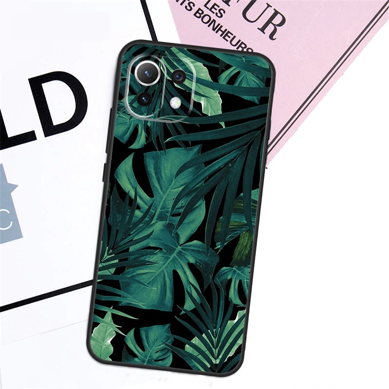 Tropical Leaf Pattern Case For Xiaomi 13T Pro 14 11T 12T 12 13 Lite POCO F5 X3 X4 X5 X6 Pro F3 M5s M6 Pro Cover image 3
