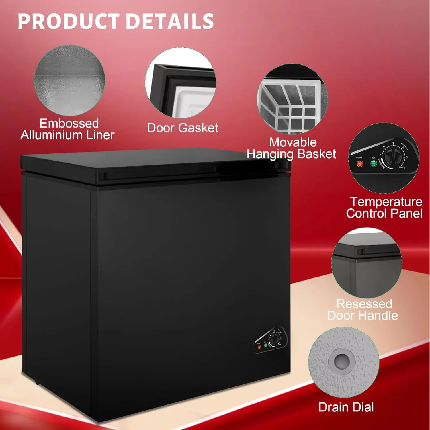 Chest Freezer 5.0 C…