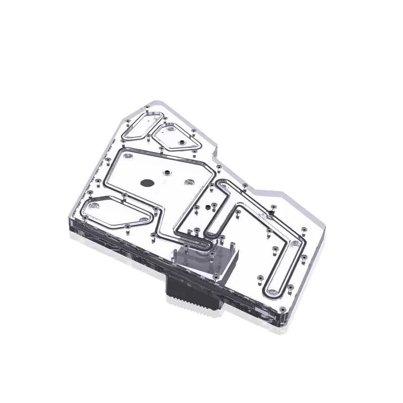 BYKSKI Acrylic Board Water Channel Solution Use for COUGAR Conqueror Computer Case / Combo DDC Pump Assembly Easier RGV-CG-ZFZ-P