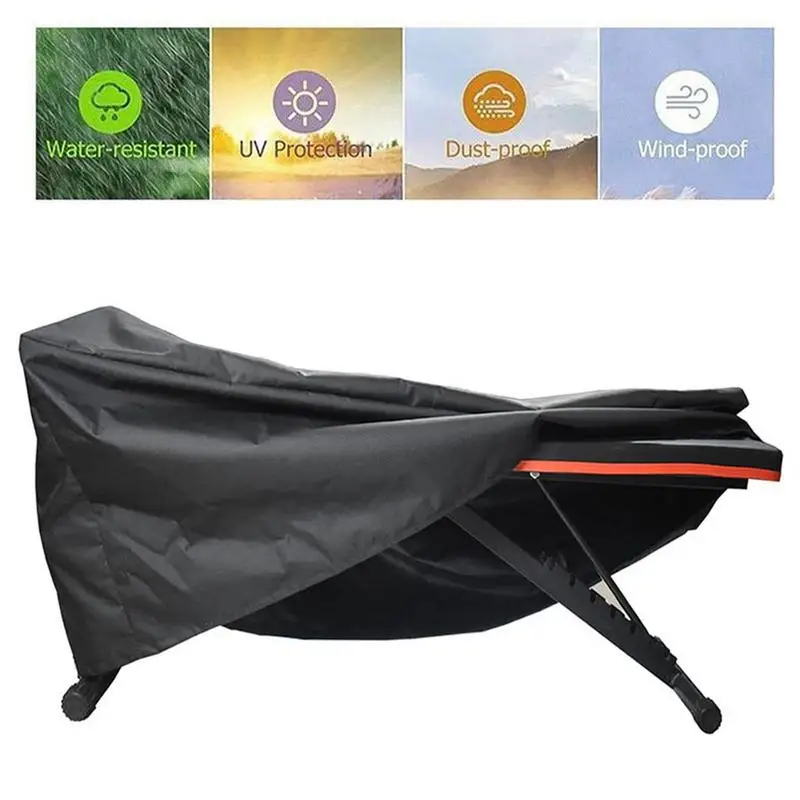 Indoor Outdoor Fitness Training Bench Cover 600D Oxford Polyester Waterproof Breathable Gym Exercise Weight Bench Cover