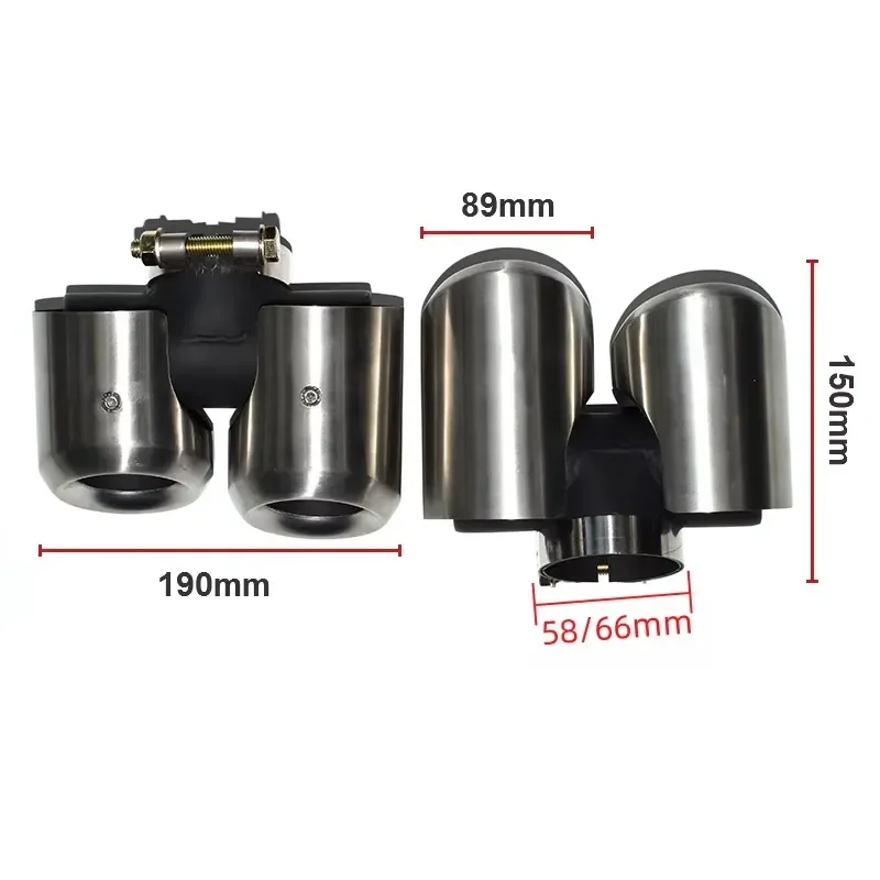 2020-2024 Defender L663 P400 90 2.0T 110 3.0T Four-Outlet Exhaust Pipes Muffler Tip Exhaust Pipe