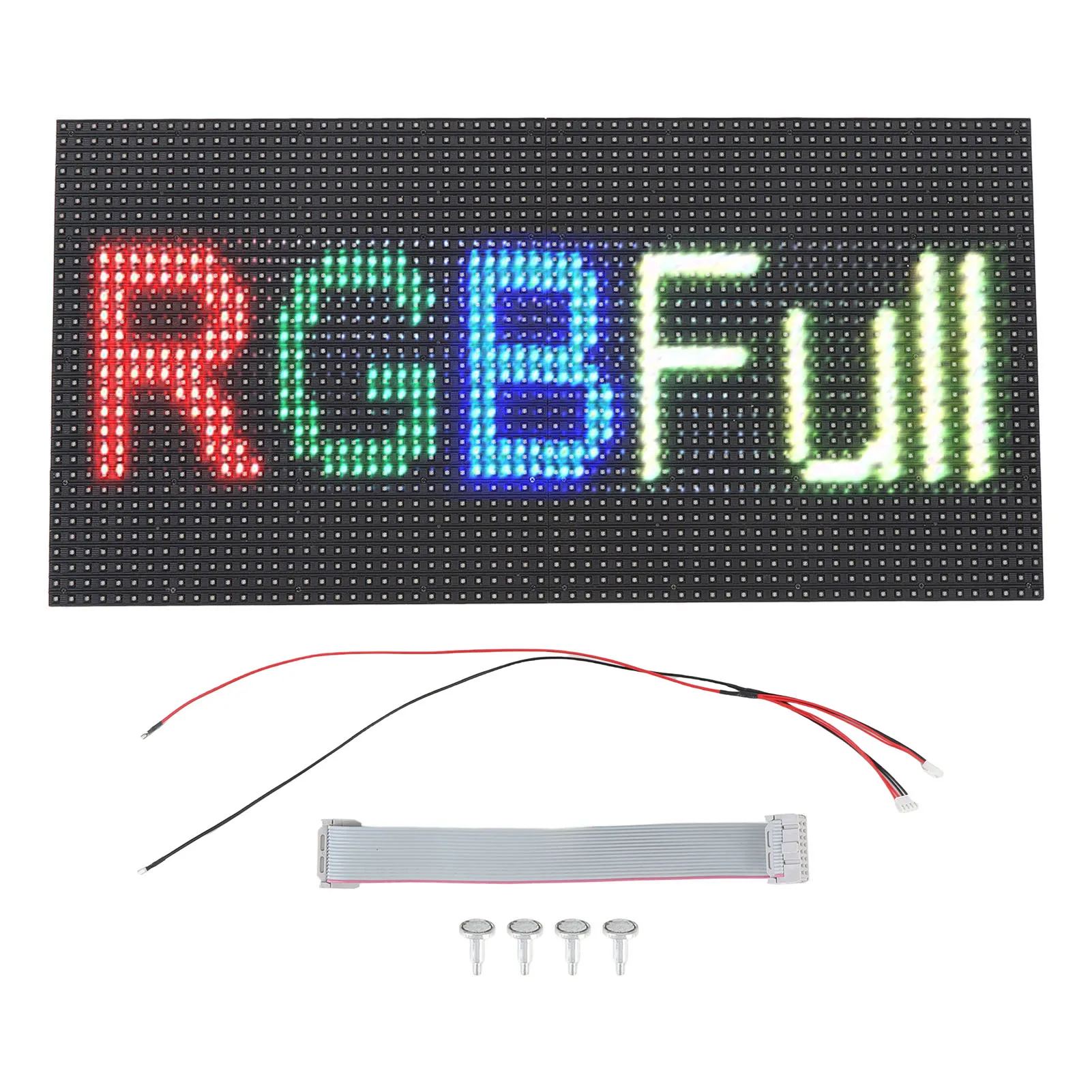 Indoor LED Sign P10 Full Color Scrolling Water Proof LED Display Screen for Storefronts Salons Cafes 320x160mm