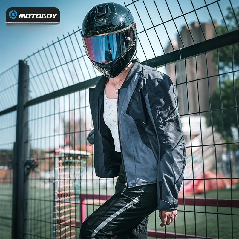 Motorcycle Jacket Summer Mesh Breathable Reflective Motorbike Jacket Men Women Motocross Jacket Riding Clothing CE2 Level
