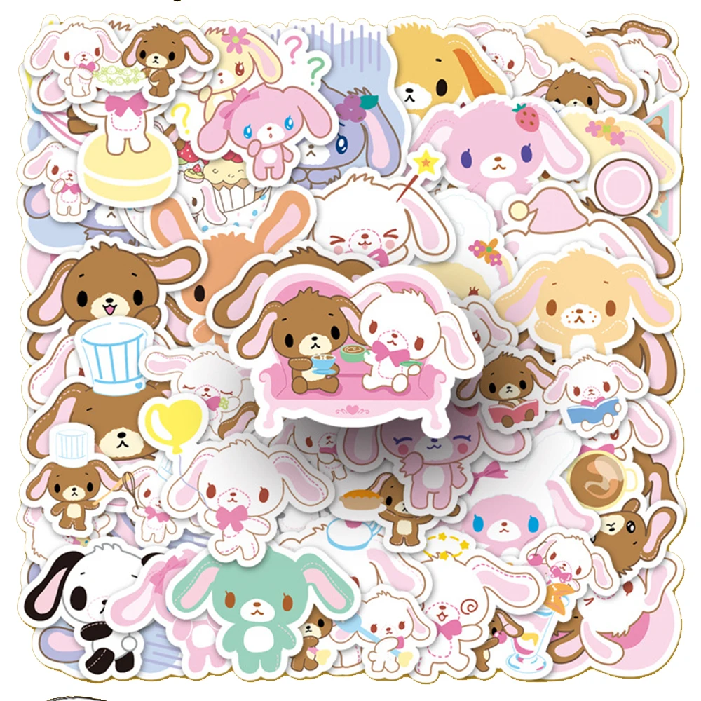 

10/30/50pcs Cute Cartoon Sugarbunnies Stickers Sanrio Anime Decals Toys DIY Skateboard Phone Luggage Aesthetic Graffiti Sticker