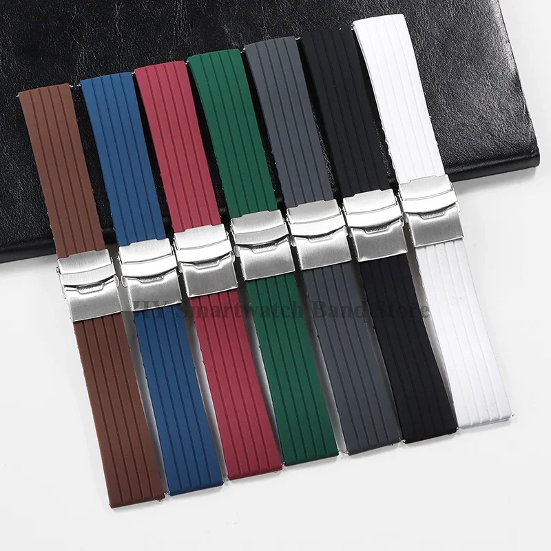 18 ミリメートル 20 ミリメートル 22 ミリメートル 24 ミリメートルクイックリリースシリコン時計バンド Huawei 社腕時計 GT4/3/2 セイコーオメガ化石ゴムスポーツストラップ