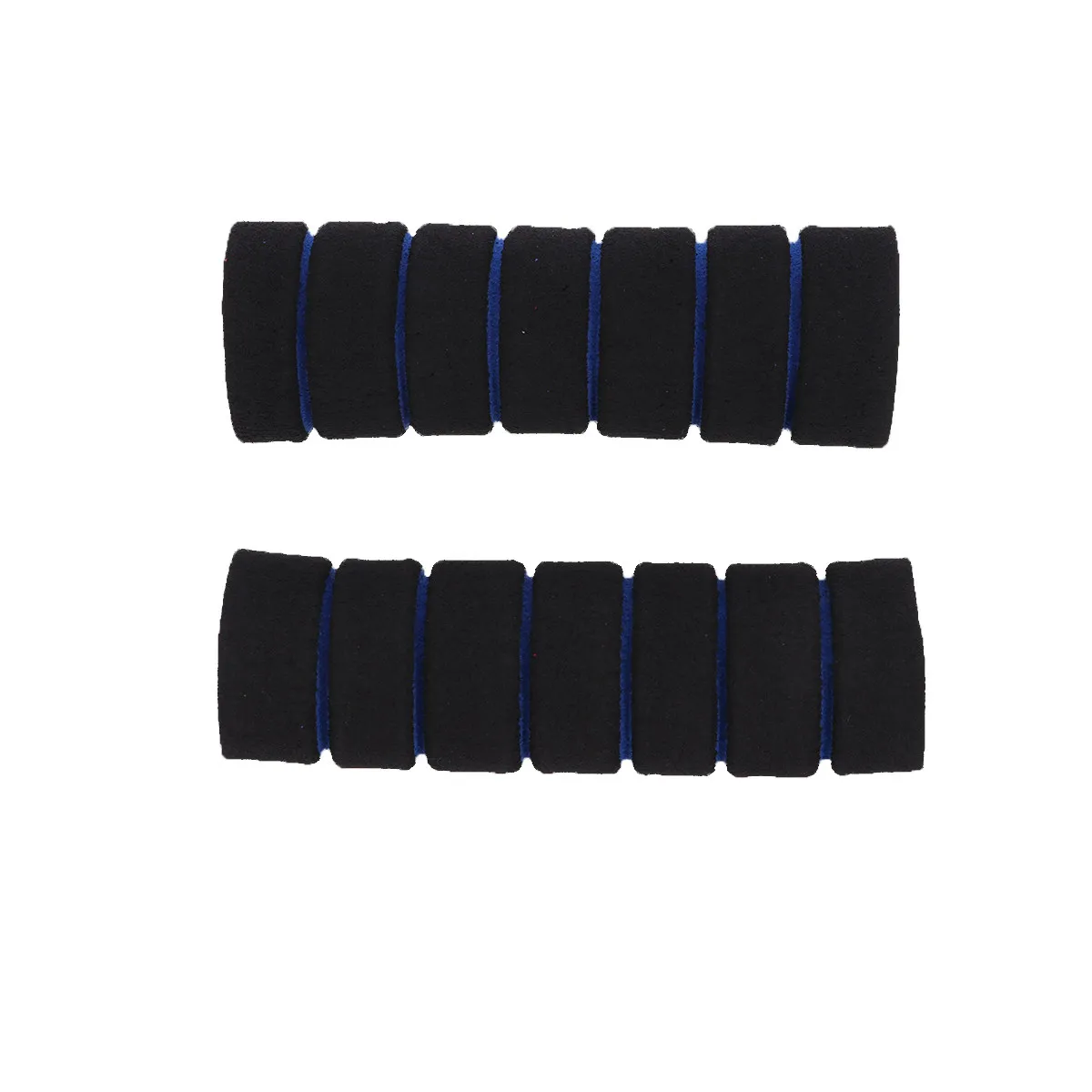 

2Pcs Bike Handlebar Grips Comfortable Shockproof Non-Slip Sponge Grip Cover for Mountain Electric Folding Scooter Tricycle