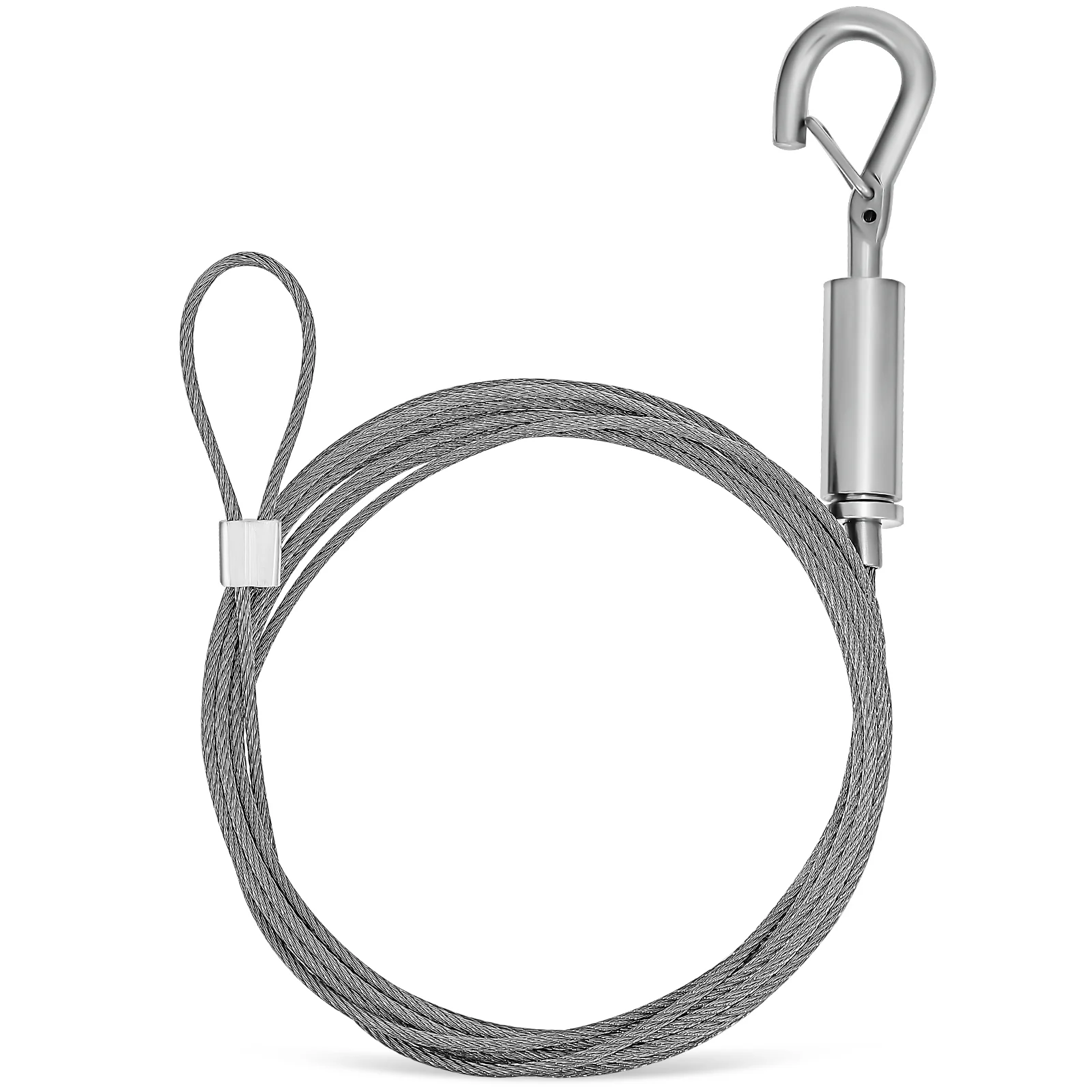 

Stainless Steel Hanging Rope Frame Wire Flower Pot Picture Hanger Clothesline Hook Lanyard Cord for Pictures