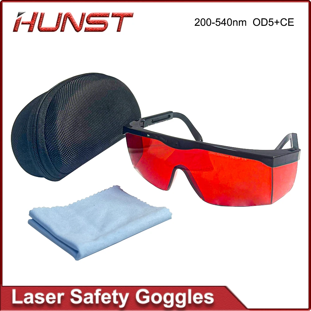 HUNST Laser Safety Glasses Beauty Medical Hair Removal Goggles UV Infrared 200-540nm Goggles OD5 CE