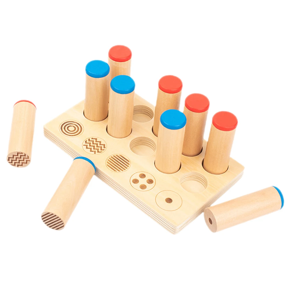 

Sensory Tactile Sound Cylinder Kids Toys Montessori Early Education Teaching Aids for Developmental