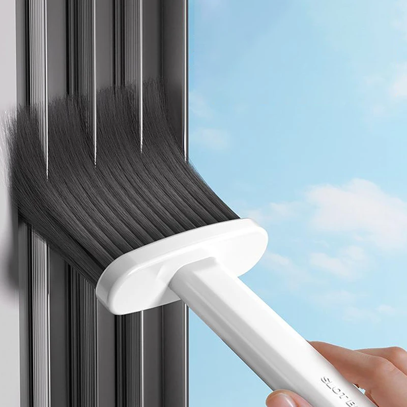 Home Cleaning Crevice Brush Bathroom Kitchen Tile Dead-end Multifunctional Window Crevice Cove Dust Brushes Cleaning Brush Tool