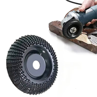 Round Wood Carving Disc Grinder Wheel Disc 4 Inch Wood Shaping Wheel Wood Grinding Shaping Disc for Angle Grinders