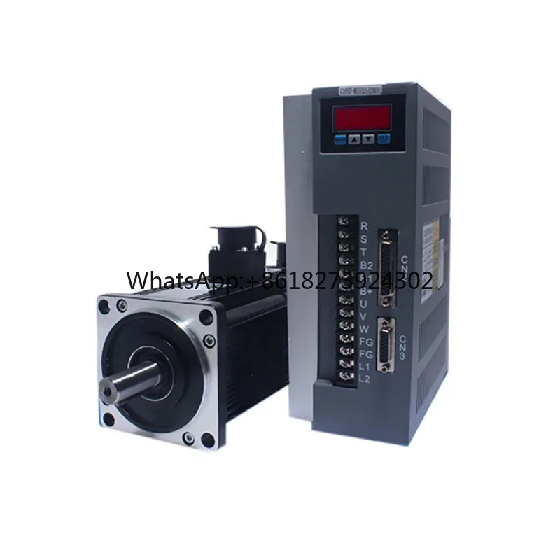 

5.7KW CNC AC Servo Motor Driver Kit 180ST-M27020 27N.M 2000rpm 380VAC + AASD-70A 380V Driver With 3M Encoder + motor Cable