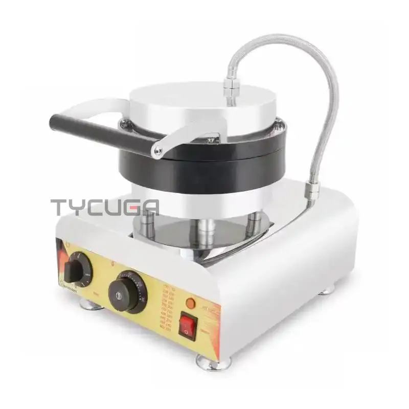 Máquina elétrica de waffle recheada, copo de sorvete, formato de sorvete, waffle, panqueca, aparelho comercial 110-240v
