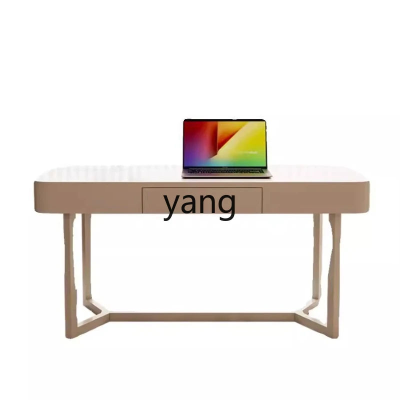 

Lcx cream wind computer desk study modern simple small apartment home desk