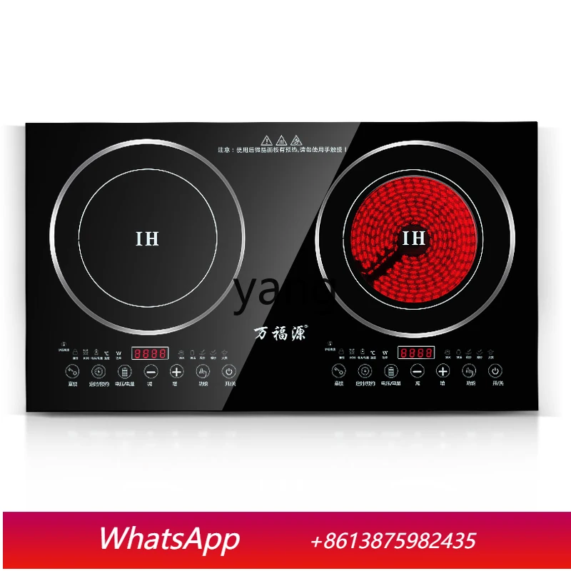 

lcx embedded double-head induction cooker special price household double-eye electric ceramic cooker