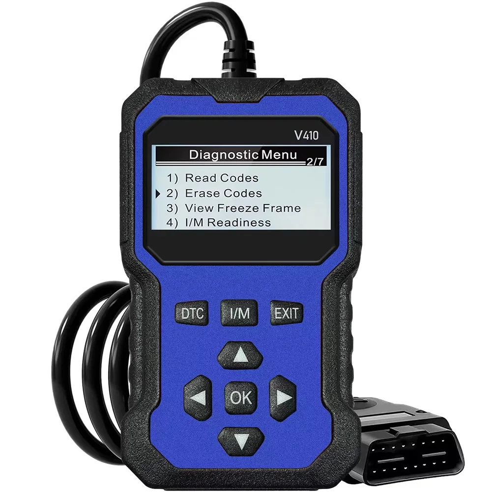 12x7cm Car OBD Information Scanner V410 Automotive Fault Diagnostic Scanner Engine Inspection Car Code Reader