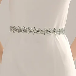 Miallo Newest Fashion Handmade Rhinestone Belt Prom Evening Dress Accessories For Women Bridal Wedding Belt Bridesmaid Gift