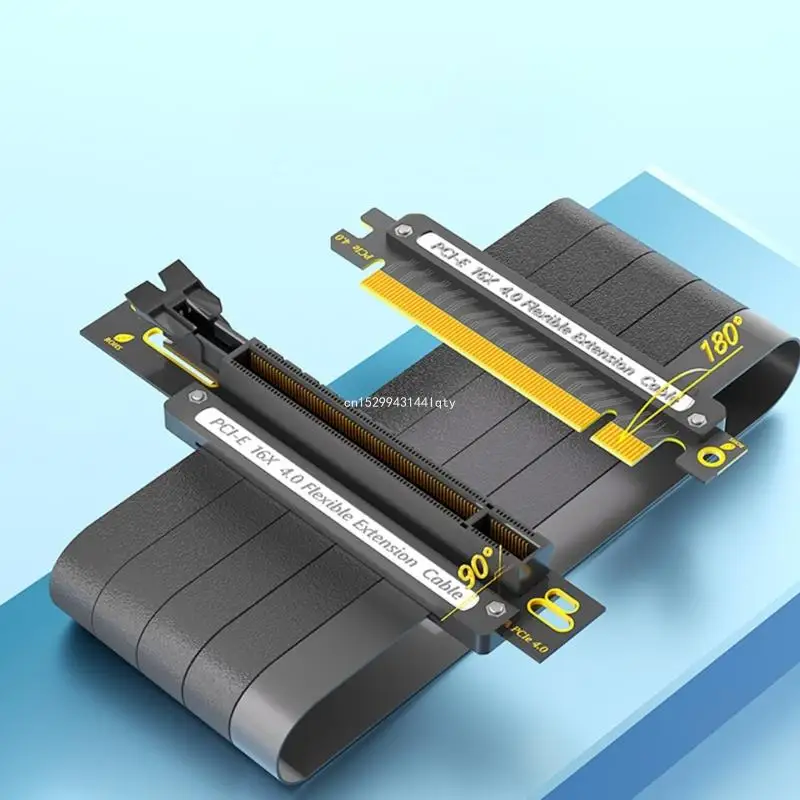 

High Speed X16 Cable 90 Degree 180 Degree Vertical Extension PCIExpress Shiel Dropship