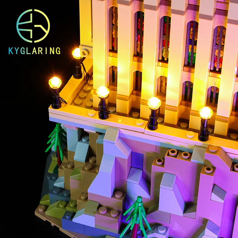 Kyglaring Led Lighting Set DIY Toys (RC&RC sound Version) For 71043 Castle (Not Included Building Blocks)