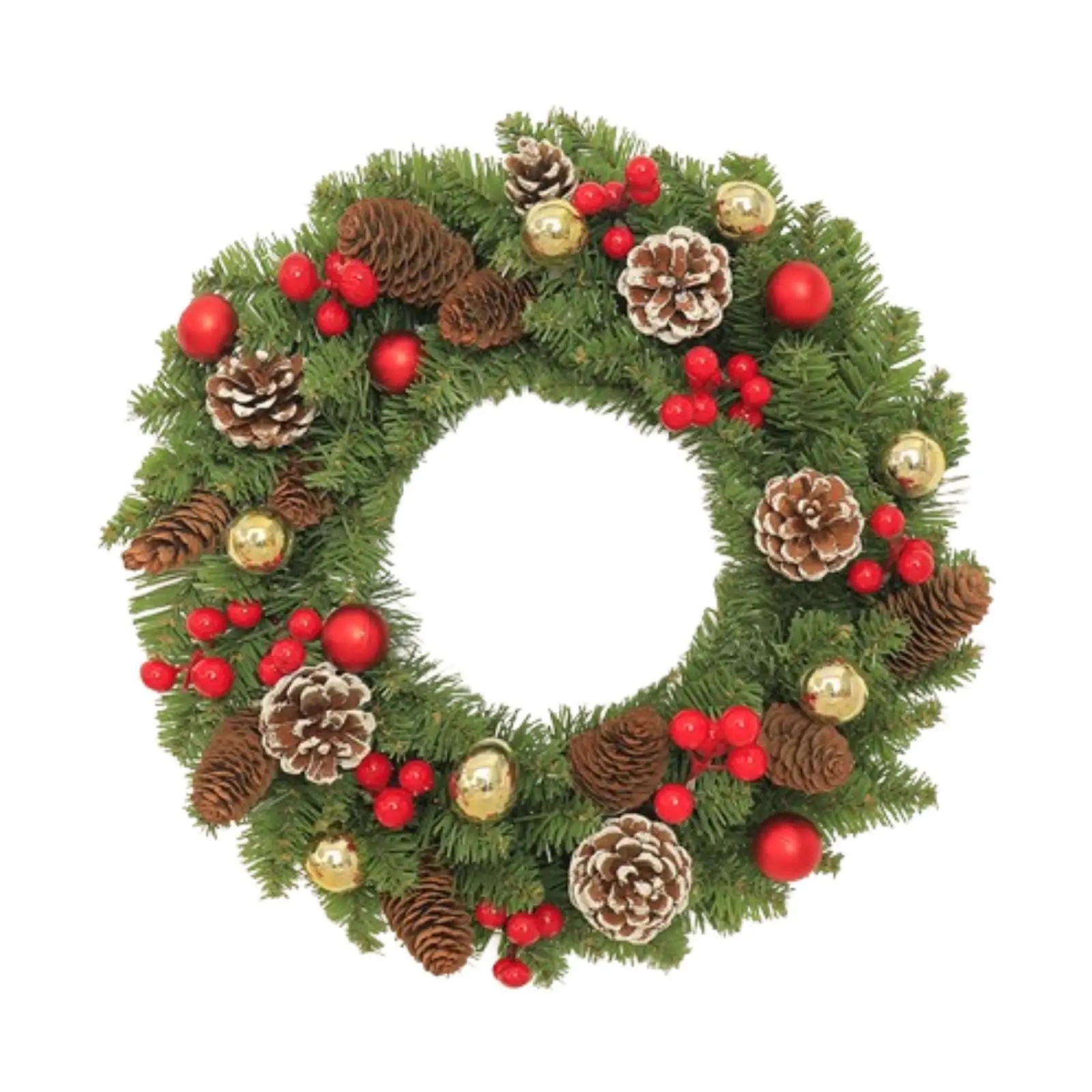 Christmas Wreath Green Leaves Front Door Wreath for Wedding Wall Celebration