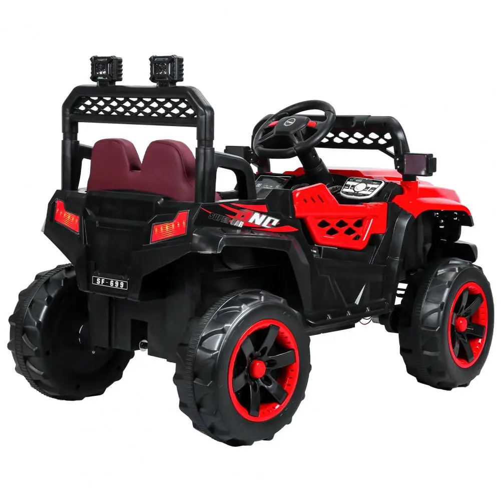 12V Kids Ride On Car,  4WD 2-Seats Side by Side Ride On Toys Car, ATV Play Car, Off-Road Battery Powered Electric Car Ride On Ve