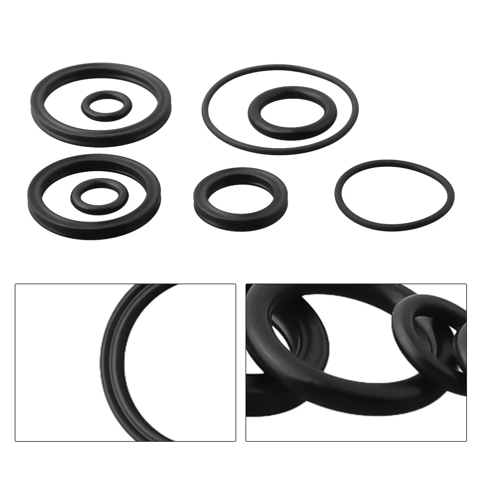 

Fox Air Shock Kit Bike O-Ring Seal Kit Shock Absorber Replacement Black Color Easy Installation High Quality Lightweight