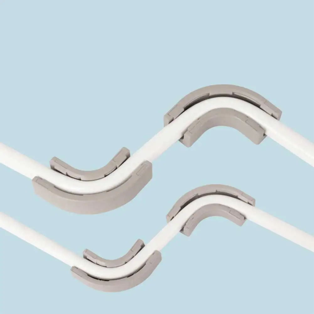 10Pcs PE Corner Bracket for RO Water Purifier Tubing Layout 90 Degree Right Angle Pipe Support for Reverse Osmosis Systems