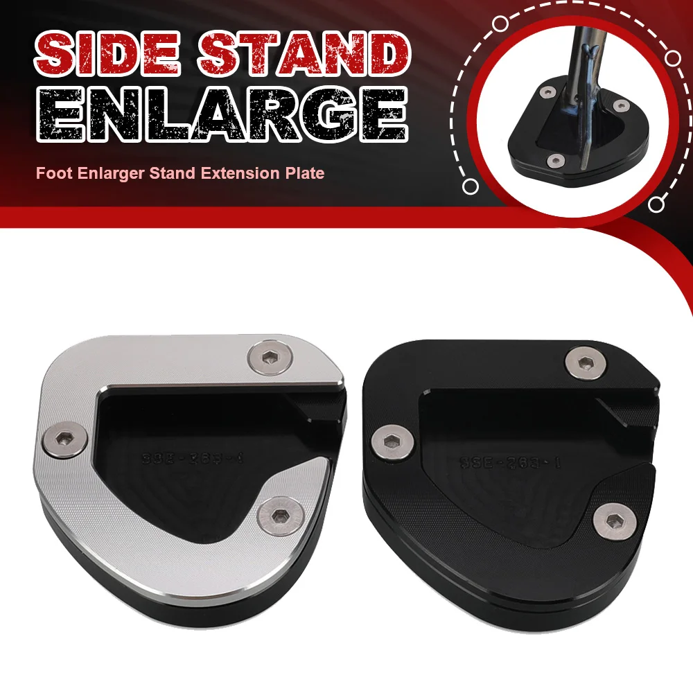 

For Suzuki Bandit 650/S GSF 650 Bandit 2007-2012 GSX 650F 2008 -2012 Motorcycle Side Stand Enlarger Kickstand Enlarge Plate Pad