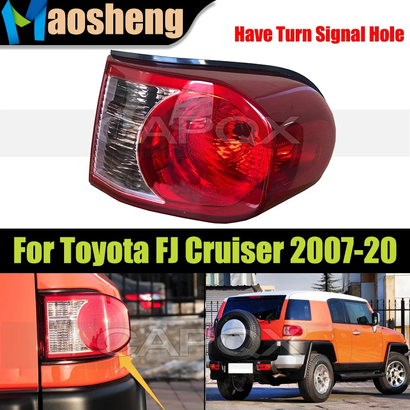 

Car Taillight Taillamp Without Bulbs For Toyota FJ Cruiser 2007-2020 Brake Light Rear Bumper Taillamps Tail Light